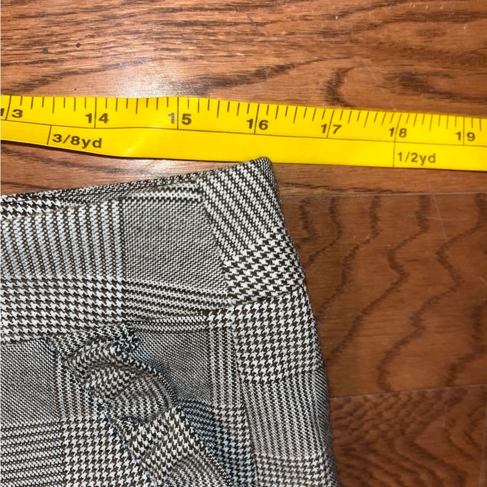 NWT!! Maison Jules Women's Plaid Capri Pants Gray Size 8 - Picture 12 of 15